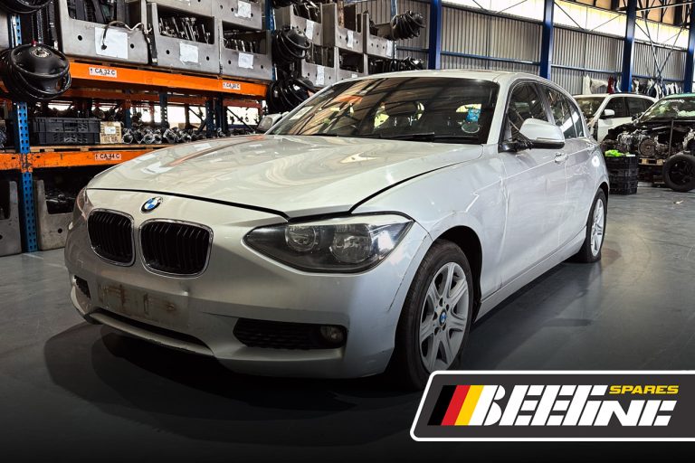 BMW 1 Series F20 116i N13 Stripping for spare parts front angle view